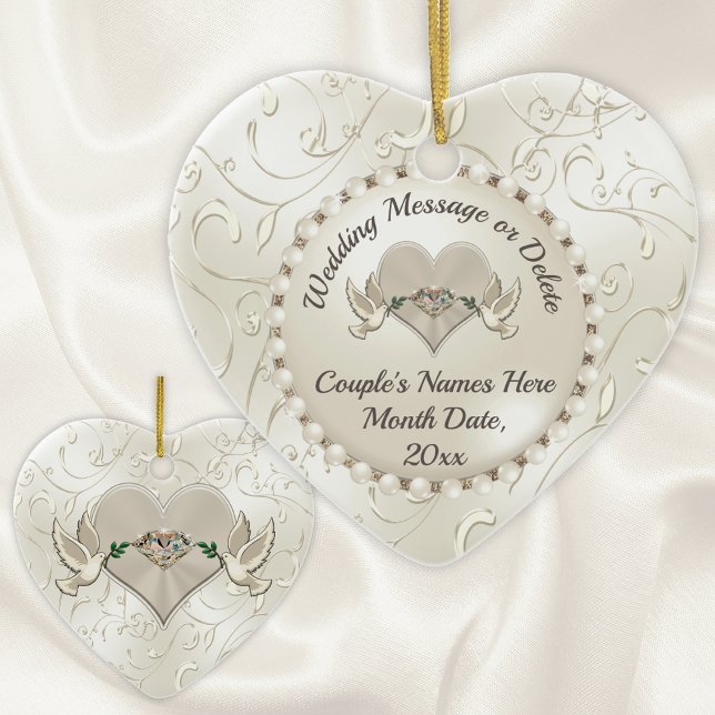 Cadeaux de mariage bon marché, Ornement Mariage (Créateur téléchargé)