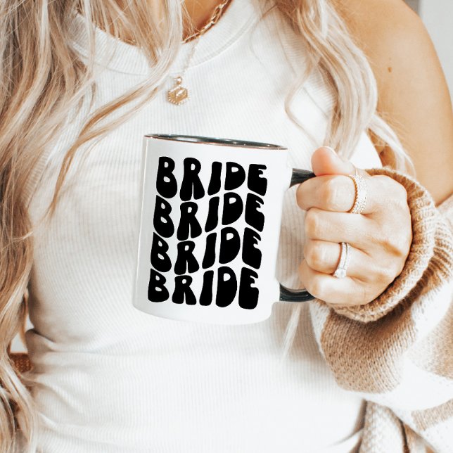Cadeaux De Mug De Mariée Rétro Pour Être Mariée (Créateur téléchargé)