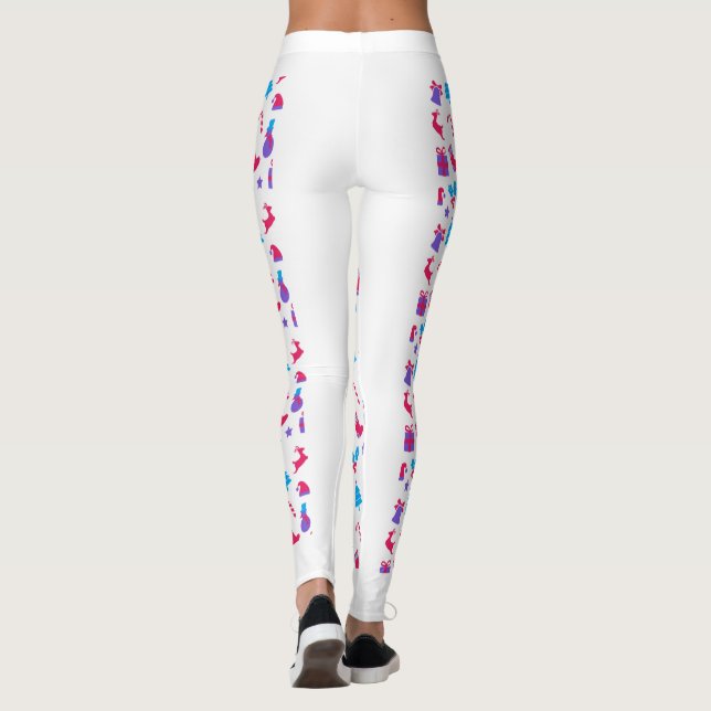 Cadeaux de Noël leggings motifs (Dos)