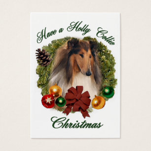 Cadeaux de Noël Rough Collie
