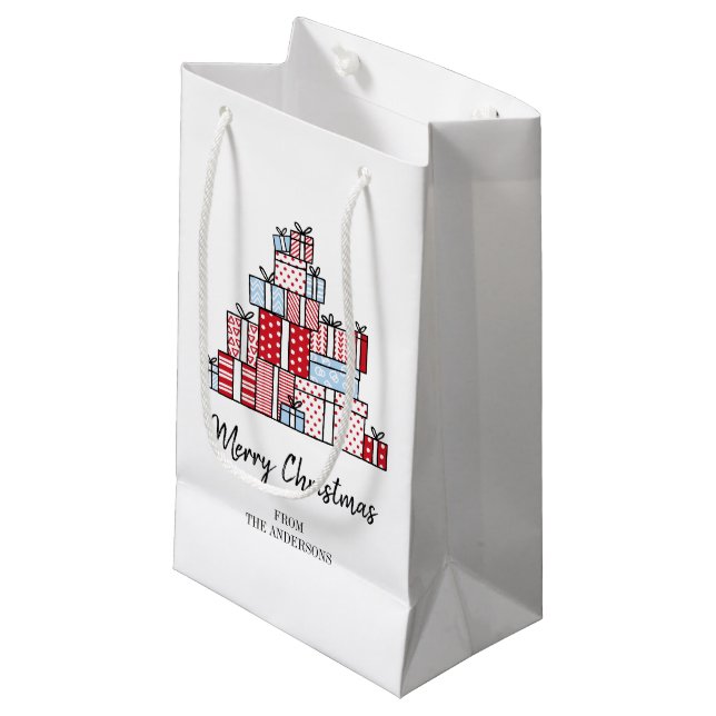 Cadeaux de Noël Sac cadeau de vacances (Devant Angle)
