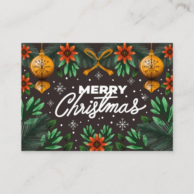 Cadeaux de Noël Tropical 2021 Carte de voeux (Devant)