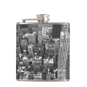 Cadeaux de paysage urbain du flacon NYC de