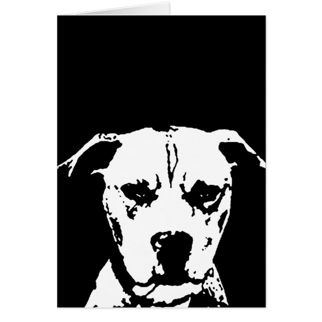 Cadeaux de Pitbull - carte (Devant)