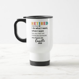Cadeaux de retraite pour femmes, Tasse à café retr