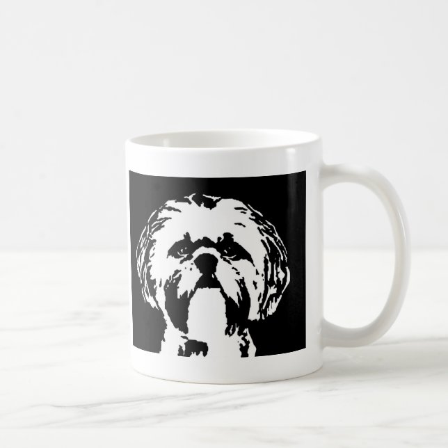 Cadeaux de Shih Tzu - tasse de double image (Droite)