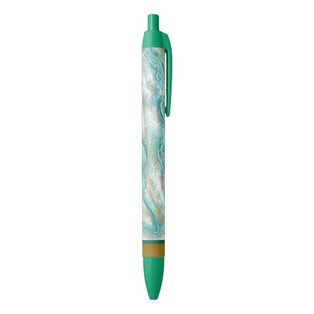 Cadeaux de stylos à écrire en marbre vert (Bas (Vertical))