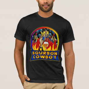 Cadeaux de T-shirts de cowboy de Bourbon