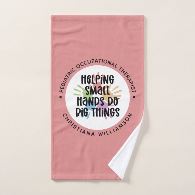 Cadeaux d'ergothérapeute sur mesure pour enfants (Serviette à main)