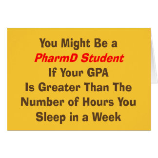 Cadeaux drôles d'étudiant de PharmD