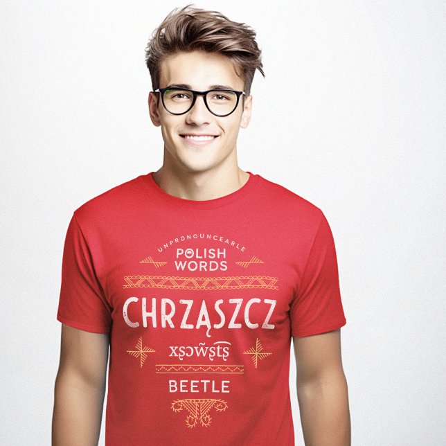 Cadeaux drôles en langue polonaise T-Shirt Scarabé (Funny Polish Language Gifts Beetle T-Shirt)
