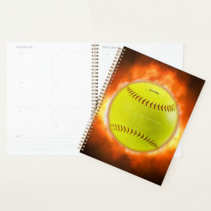 Cadeaux gays artistiques de Softball en feu de Sli