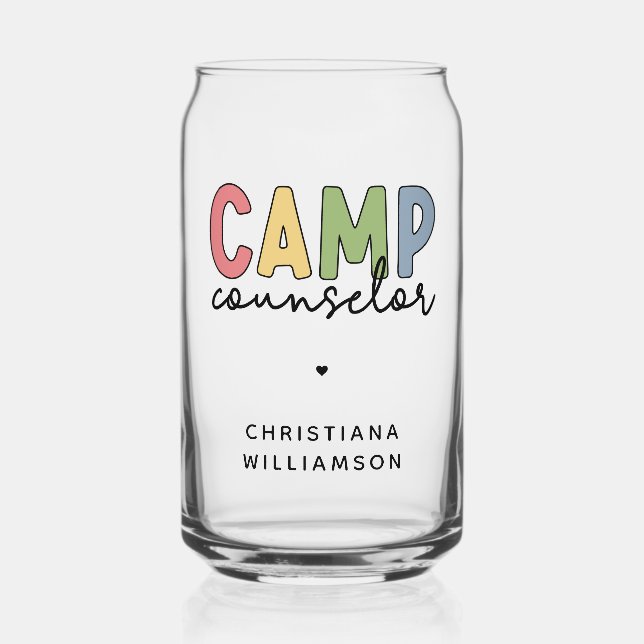 Cadeaux personnalisés de conseillers de camp (Recto)