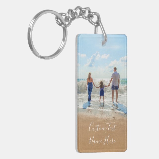 Cadeaux photo Porte - clé personnalisés Vos photos (Devant gauche)