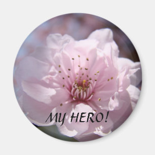 CADEAUX POUR ENSEIGNANTS Magnet Fleurs "MON HÉROS!
