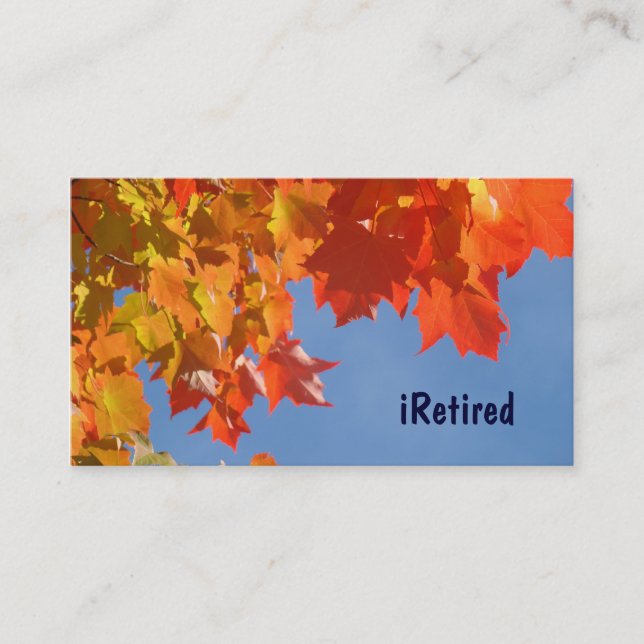 cadeaux réservés iRetired de retraite de cartes de (Devant)