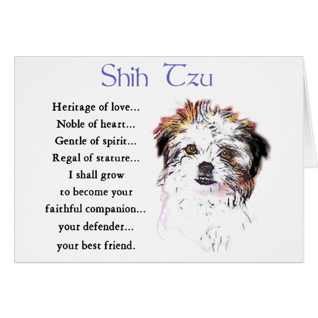 Cadeaux Shih Tzu Lovers (Devant horizontal)