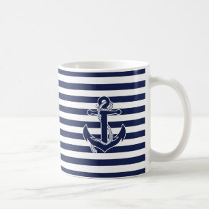 Cadeaux thématiques nautiques Ancre de Mugs classi