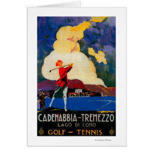 CadenabbiaTremezzo Vintage PosterEuropa
