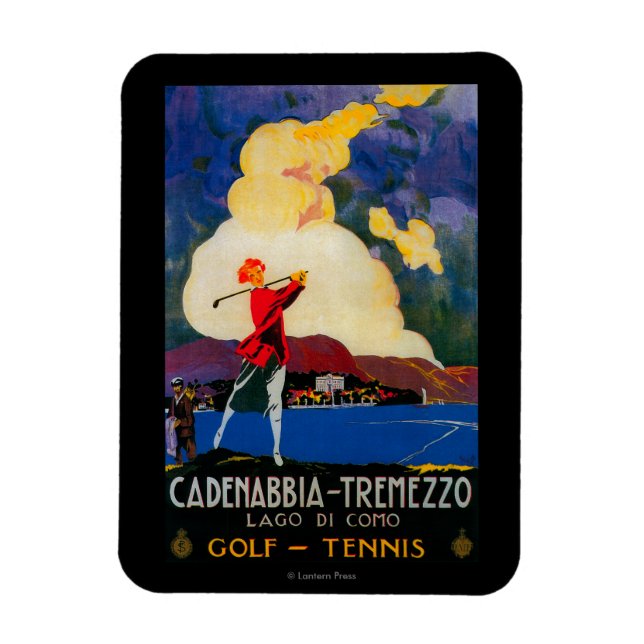 CadenabbiaTremezzo Vintages PosterEurope Magnet (Vertikal)