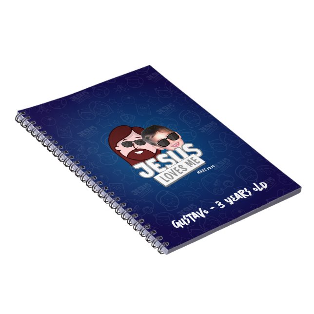 Caderno personalizado com a foto da criança notizblock (Rechte Seite)