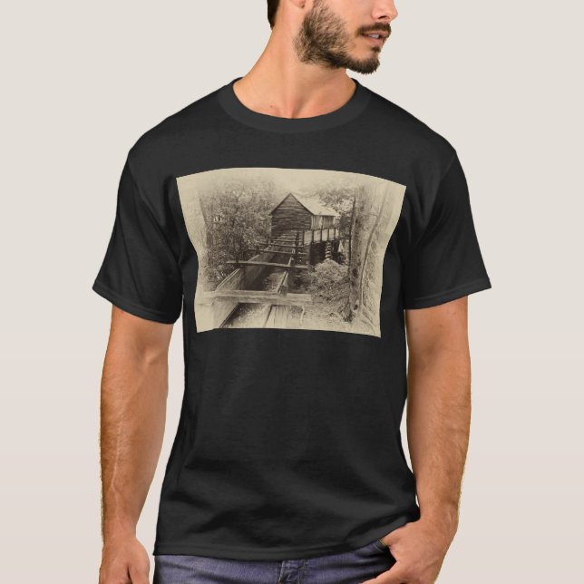 Cades Bucht-Mahlgut-Mühle T-Shirt (Vorderseite)