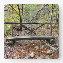 Cades Cove Fall Mountains Wanderbrücke