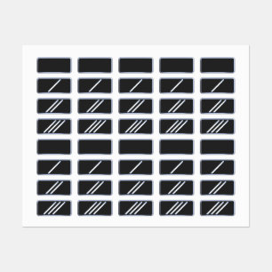 Cadet Corps Pips Set 1 Aufkleber