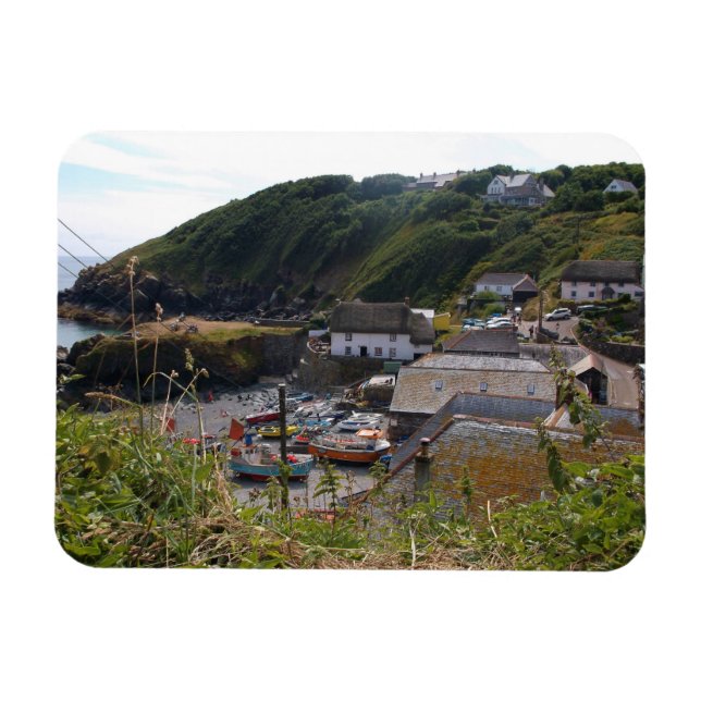Cadgwith Cornwall Fotografie Magnet (Horizontal)