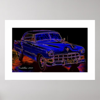 Cadillac 1949 poster