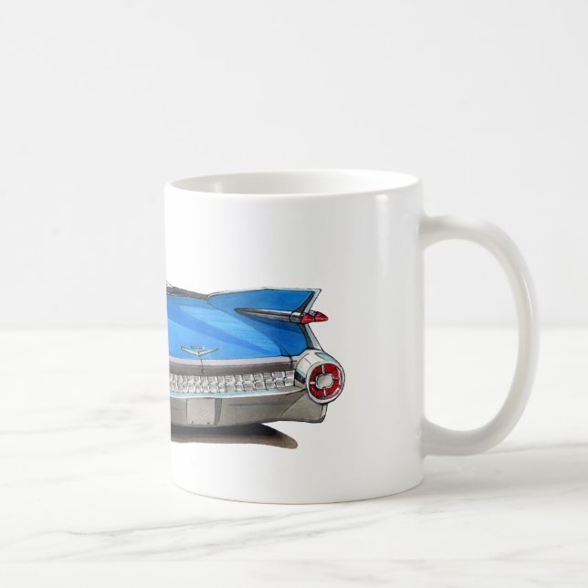 Cadillac-Blau-Auto 1959 Kaffeetasse (Rechts)