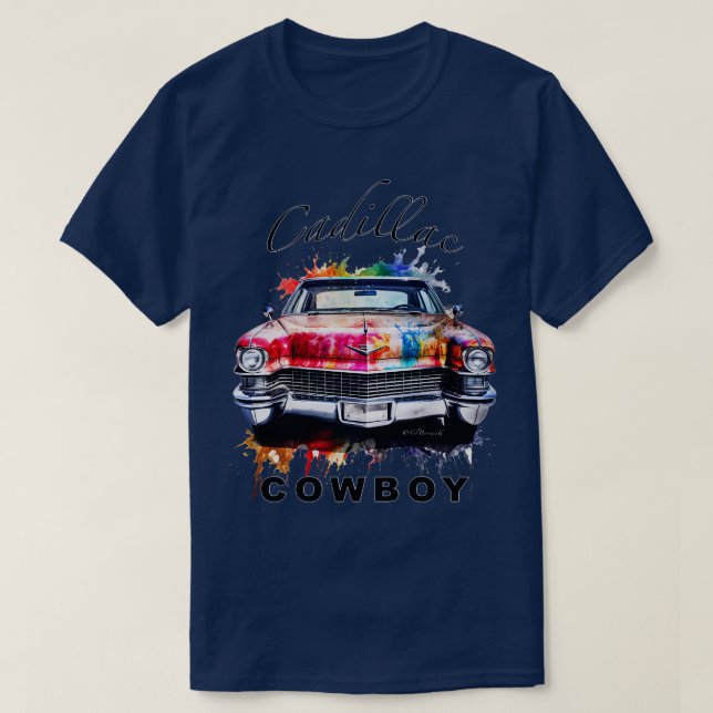 Cadillac Cowboy T-Shirt (Design vorne)