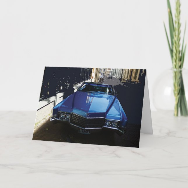 Cadillac Geburtstagskarte Karte (Vorderseite)