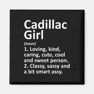 Cadillac Girl Mi Michigan Lustige Stadt Heimat Wur Magnet