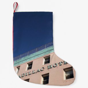 CADILLAC HOTEL GEBÄUDE KLEINER WEIHNACHTSSTRUMPF