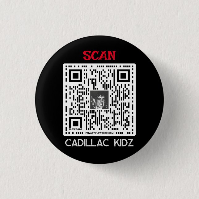 Cadillac Kidz Q Code Button #1 (Vorderseite)