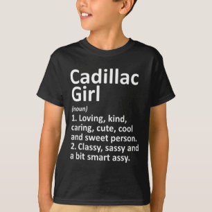 Cadillac Mädchen Mi Michigan Lustige Stadt Heimat T-Shirt