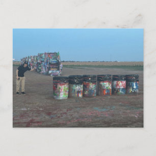 Cadillac Ranch Amarillo Postkarte