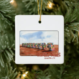 Cadillac Ranch, Amarillo, Texas Weihnachtsschmuck