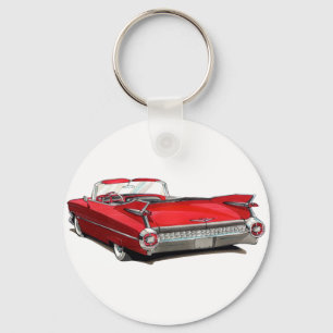 Cadillac-Rot-Auto 1959 Schlüsselanhänger