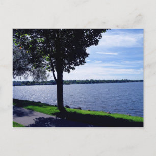 Cadillac-See, Michigan Postkarte