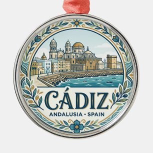 Cádiz Spanien Ornament Aus Metall