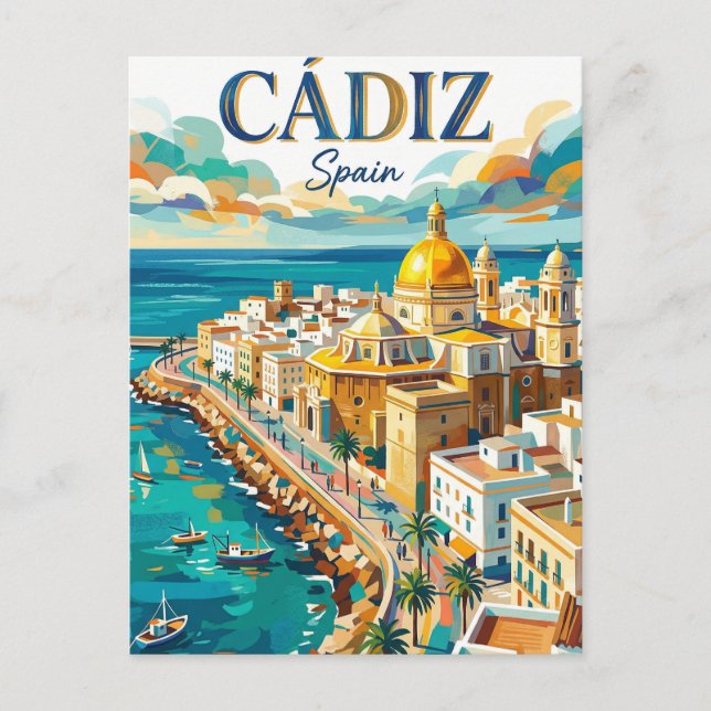 Cádiz Spanien Postkarte (Vorderseite)