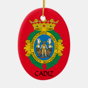 Cadiz*, Spanien-Weihnachtsverzierung Keramik Ornament