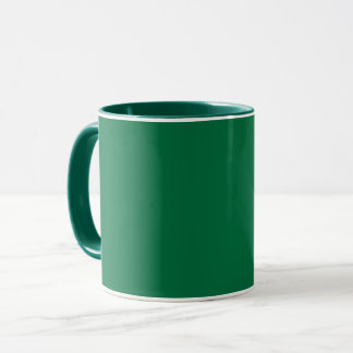 Cadmium green (solid color) tasse