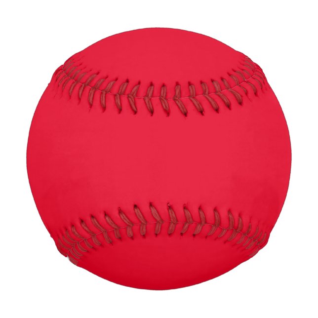 Cadmium Red Solid Color Baseball (Vorderseite)