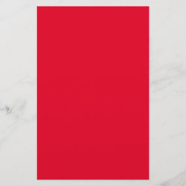 Cadmium Red Solid Color Briefpapier