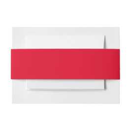 Cadmium Red Solid Color Einladungsbanderole