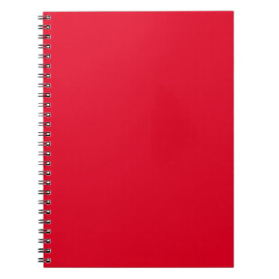 Cadmium Red Solid Color Notizblock