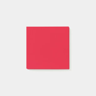 Cadmium Red Solid Color Post-it Klebezettel